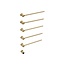 Quality Heating Radiador toallero eléctrico dorado con termostato L-SR0005-T