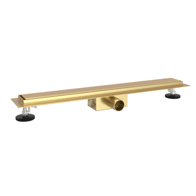 Nurion Desagüe de ducha SolarDrain completo con rejilla cerrada con brida