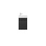 Nurion Mueble de baño Nurion Luca - lavabo blanco brillante y armario de madera negro - 41 x 22,5 x 65 cm