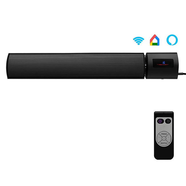 Quality Heating Calefactor de infrarrojos para terrazas Caleo Wifi con mando a distancia