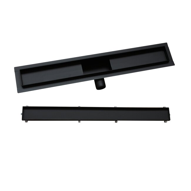 Nurion Astrisdrain canaleta de ducha completa con rejilla cerrada con brida