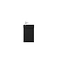 Nurion Mueble de baño Nurion Milan - lavabo negro mate y armario negro - 45 x 22,5 x 65 cm