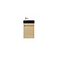Nurion Mueble de baño Nurion Sam - lavabo negro mate y armario de madera clara - 41 x 22,5 x 65 cm