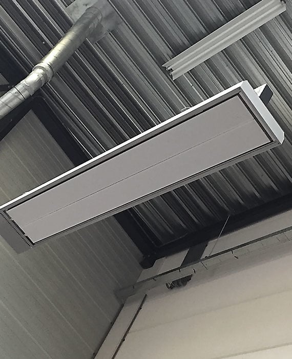 Calefacción industrial y de almacenes