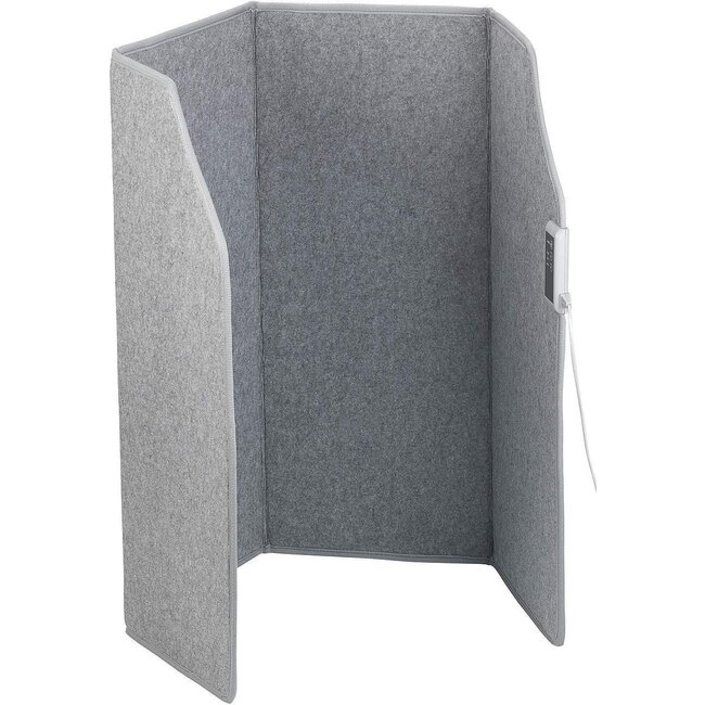 Quality Heating Serie QH-BV gran panel infrarrojo móvil plegable - 400W con 3 niveles de calor