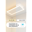 Quality Heating QH-InfraGlow Serie Wifi infraroodpaneel met led verlichting 135x39 cm 1700watt