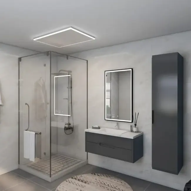 Quality Heating Panel infrarrojo QH-HL con iluminación LED 63x 65,5 cm 400Watt