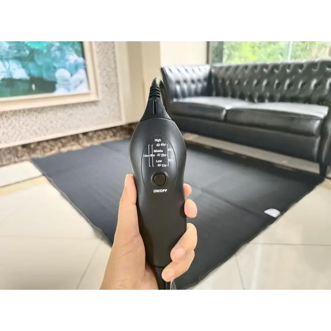 Quality Heating Calefacción de alfombra 180 x 200 con controlador y función de temporizador