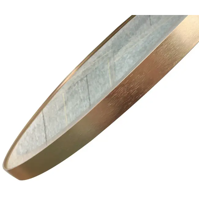 Bella Mirror Smart spiegel rond 80cm gouden frame met led verlichting, anti-condens en wifi