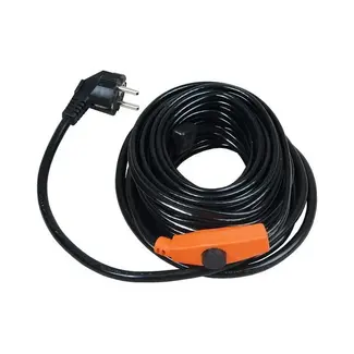 Protección contra heladas, cinta calefactora con termostato incorporado