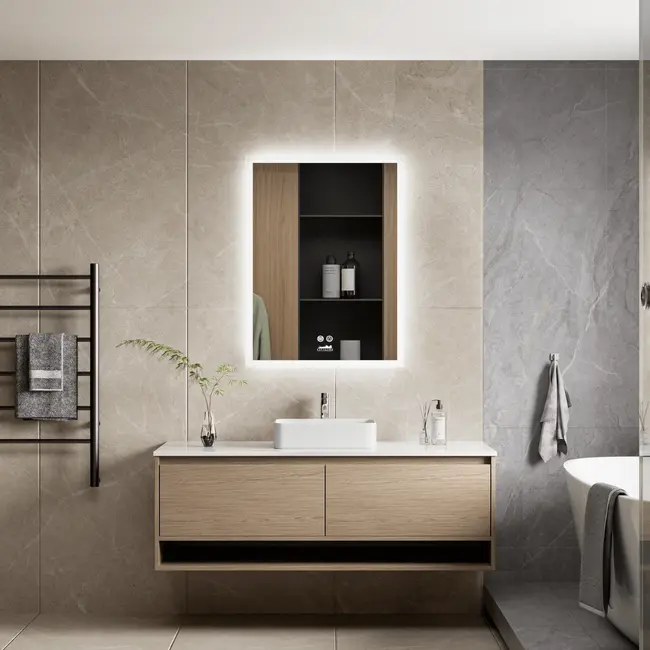 Espejo de baño ''Bella'' con iluminación LED y anti-vaho