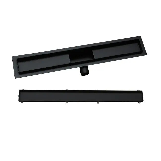 Nurion Astrisdrain canaleta de ducha completa con rejilla cerrada con brida