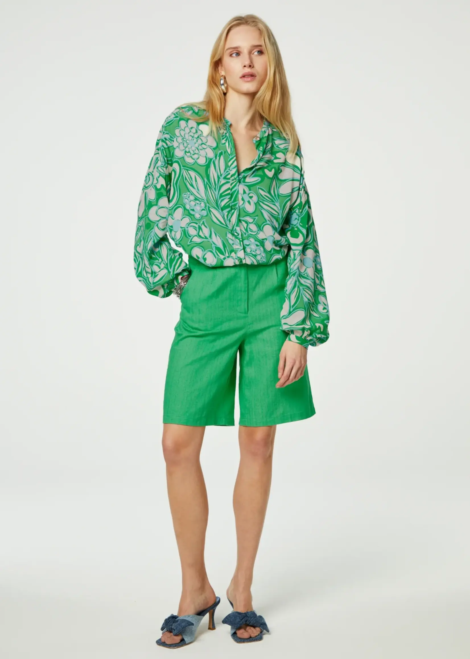 Fabienne Chapot Blouse Green Apple