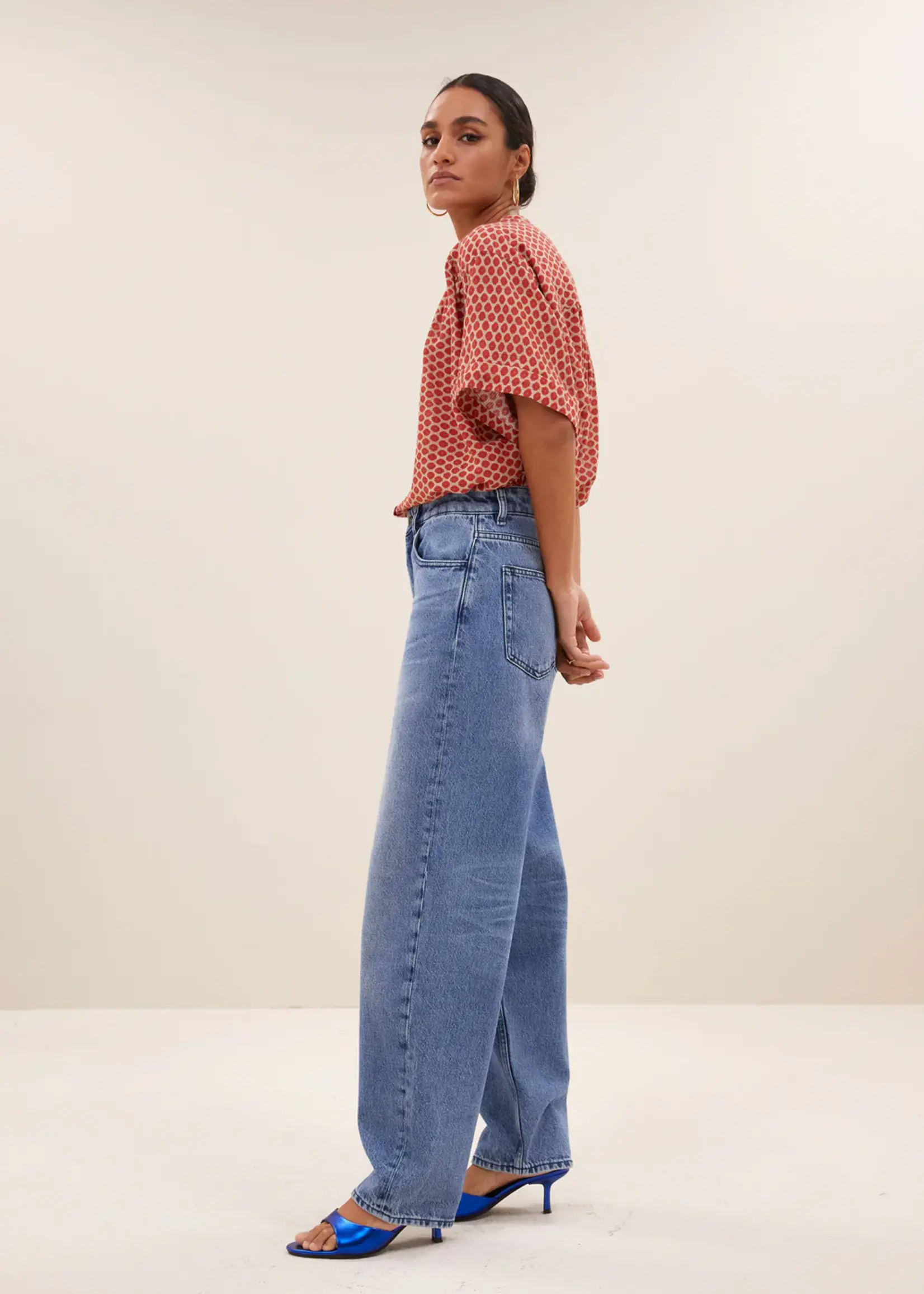 By Bar Blouse Dot