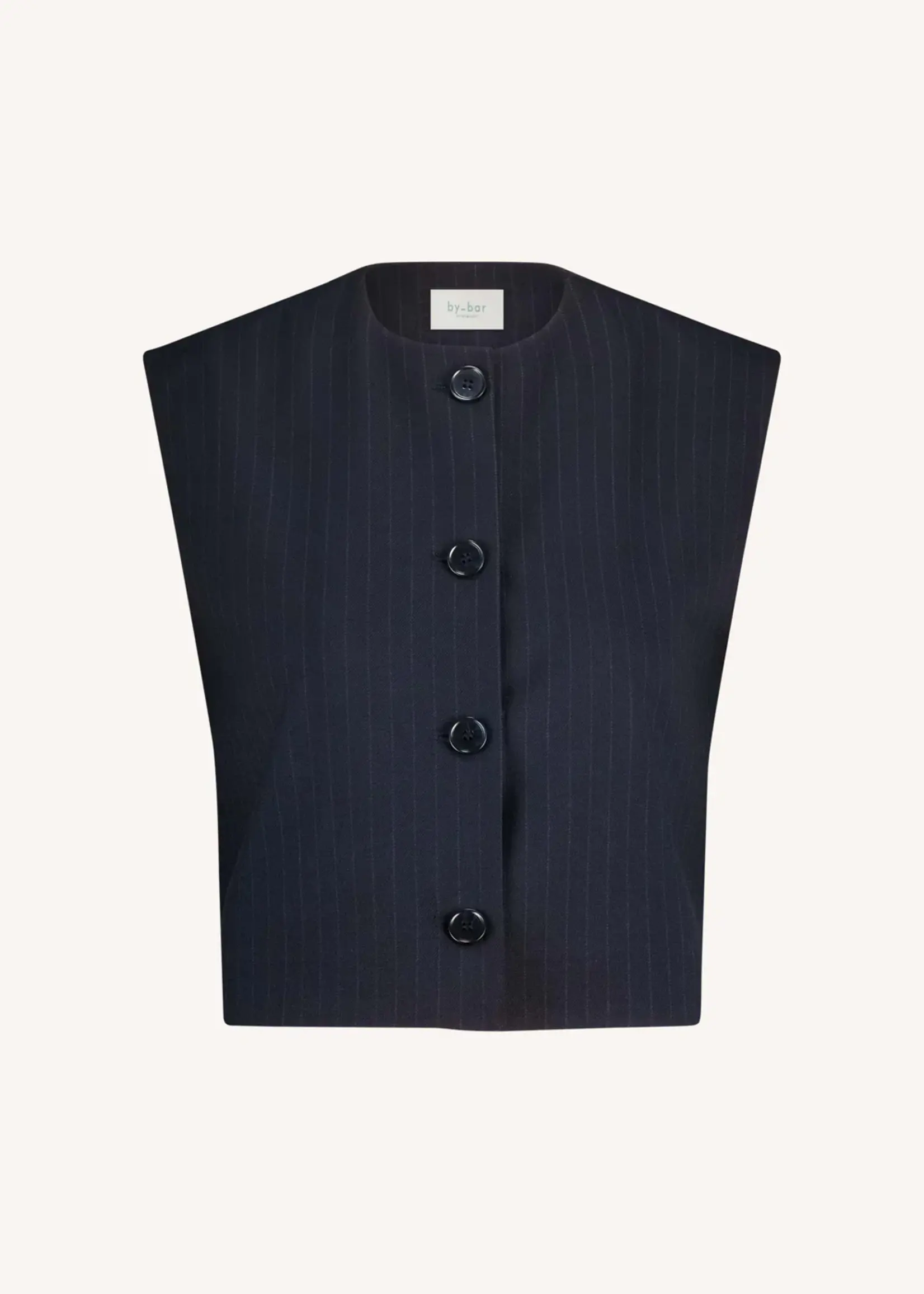 By Bar Gilet Pinstripe