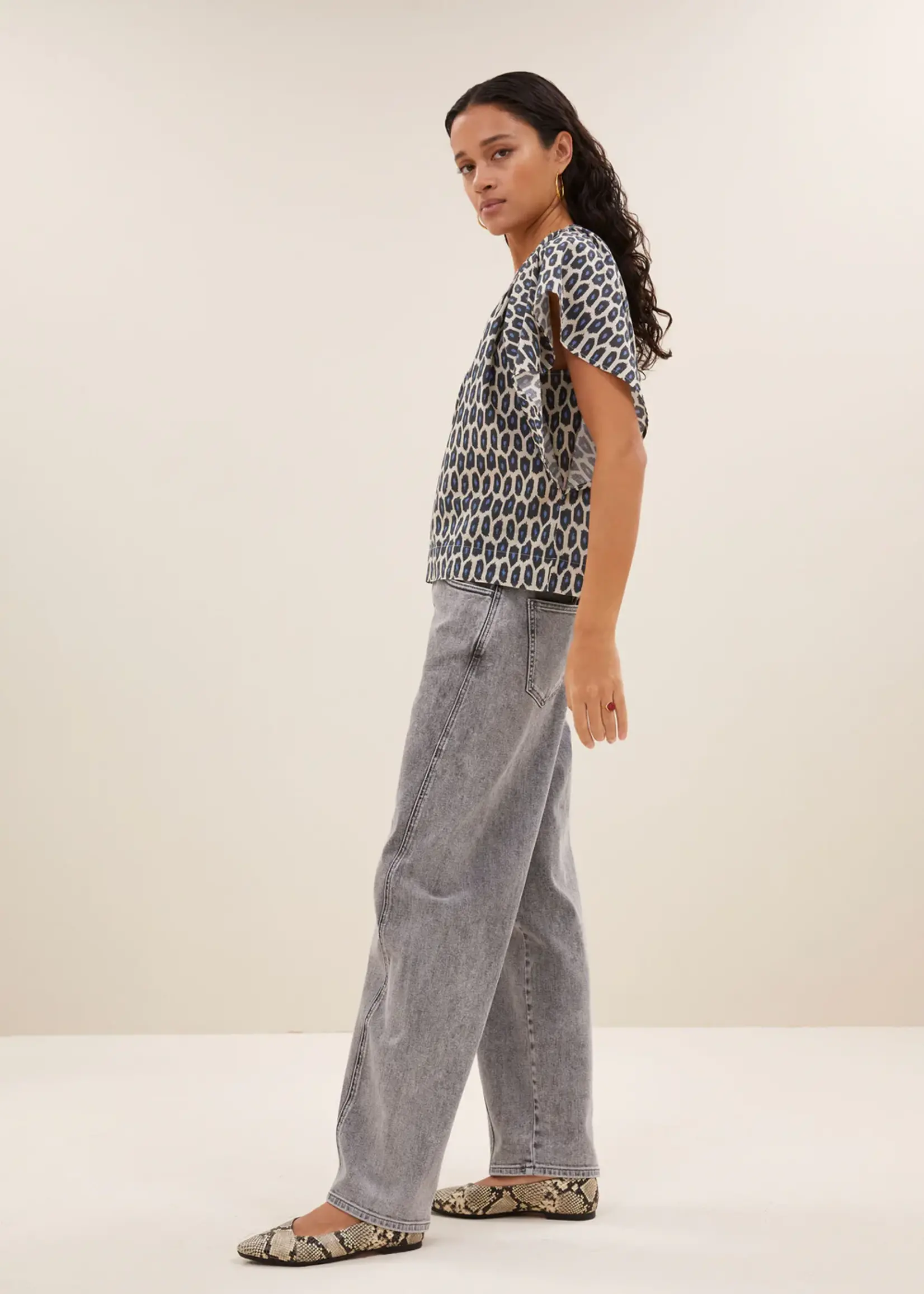 By Bar Blouse Paris Cheetah