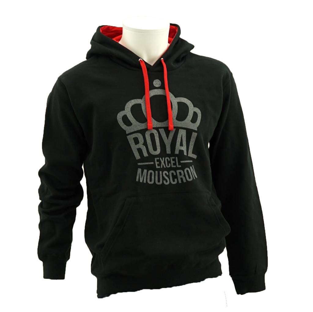 Hoodie met kroon van Moeskroen