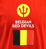 T-shirt Belgian Red Devils drapeau