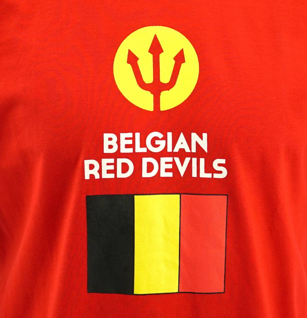 T-shirt Belgian Red Devils flag