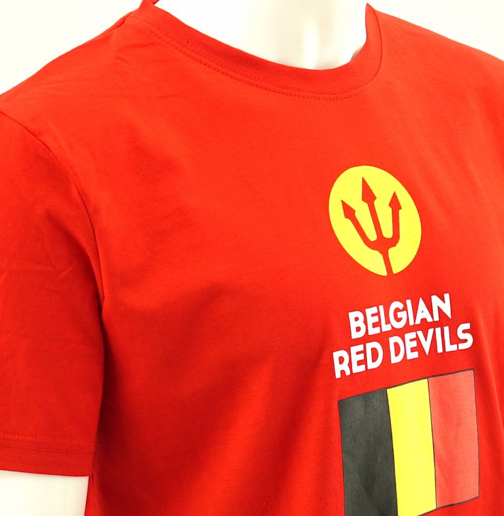 T-shirt Belgian Red Devils flag