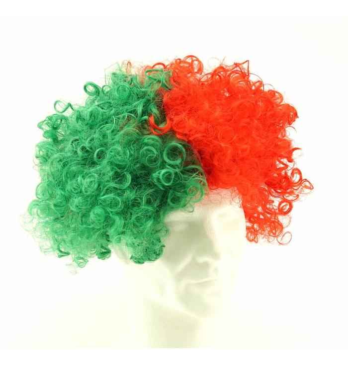 Wig green-red