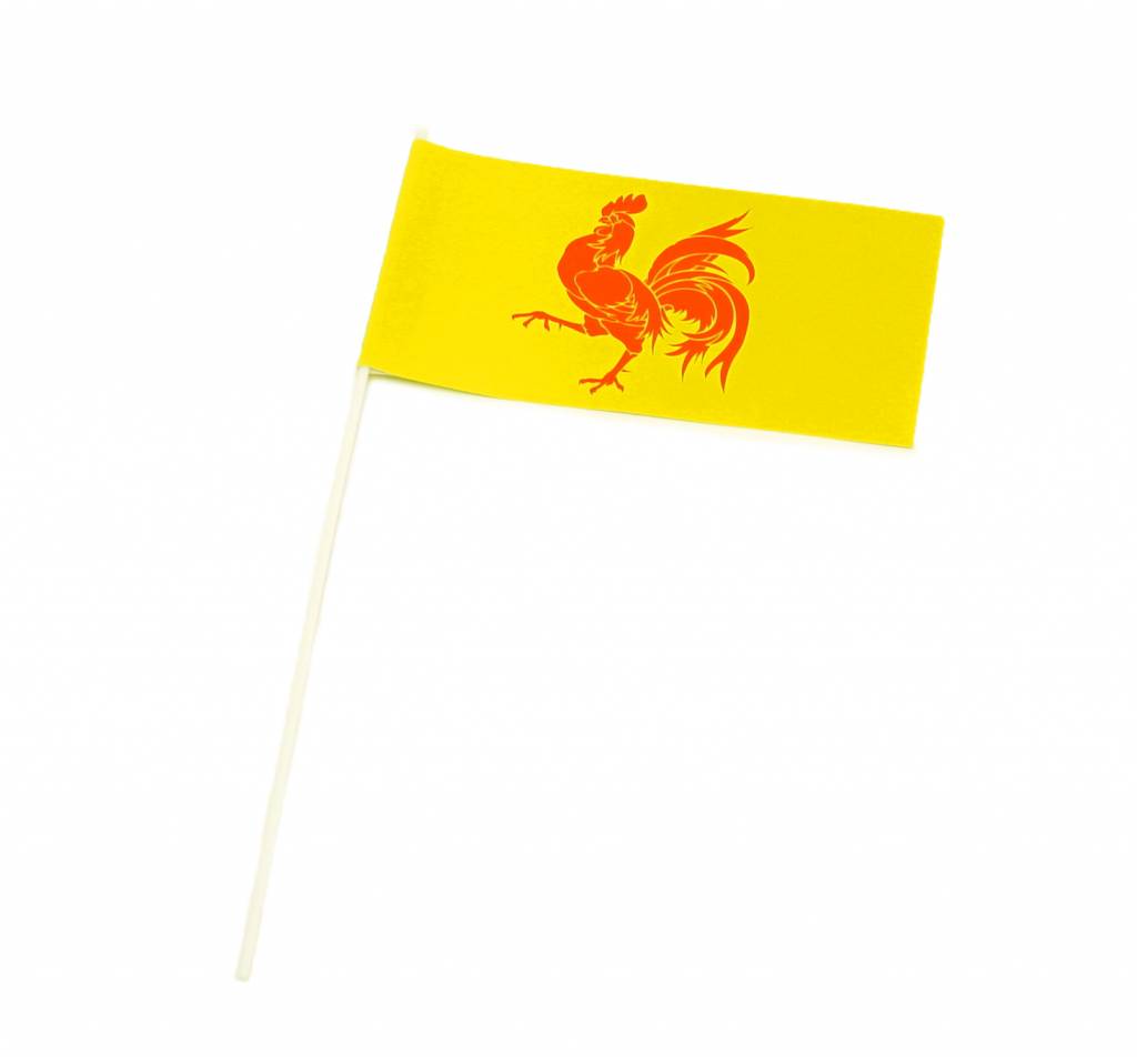 Wave flags Wallonia (50 pcs)