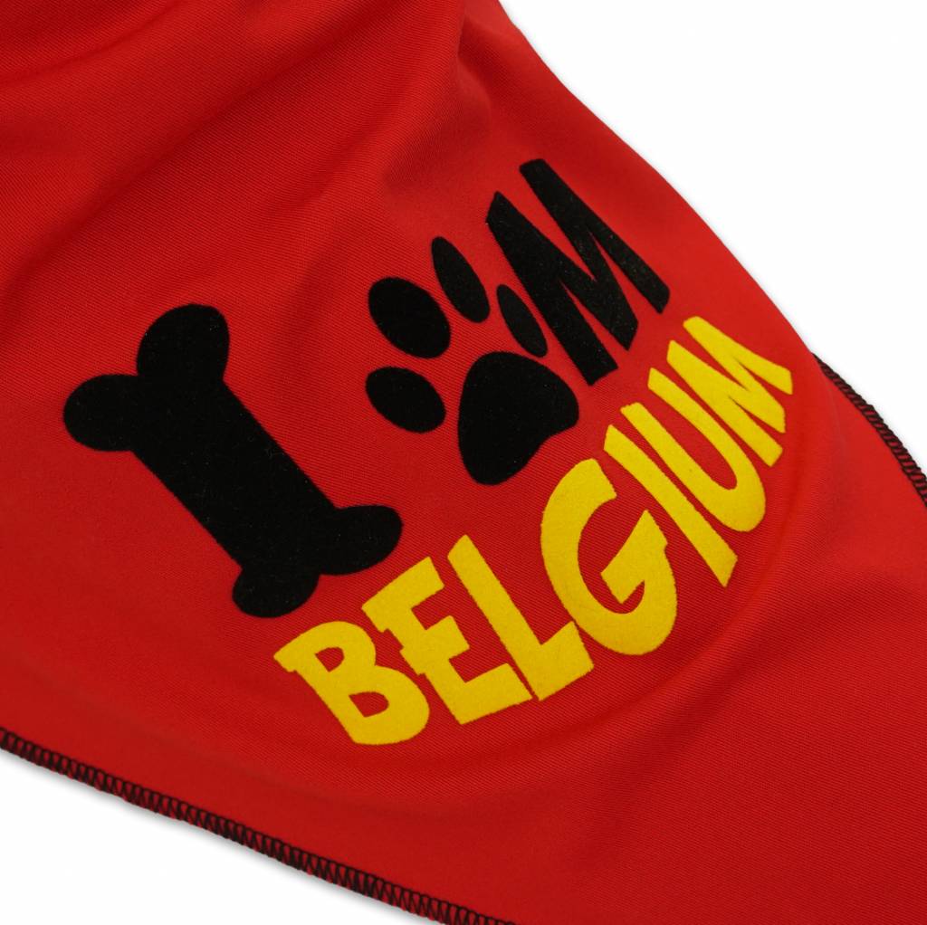 Hondensjaal rood Belgium