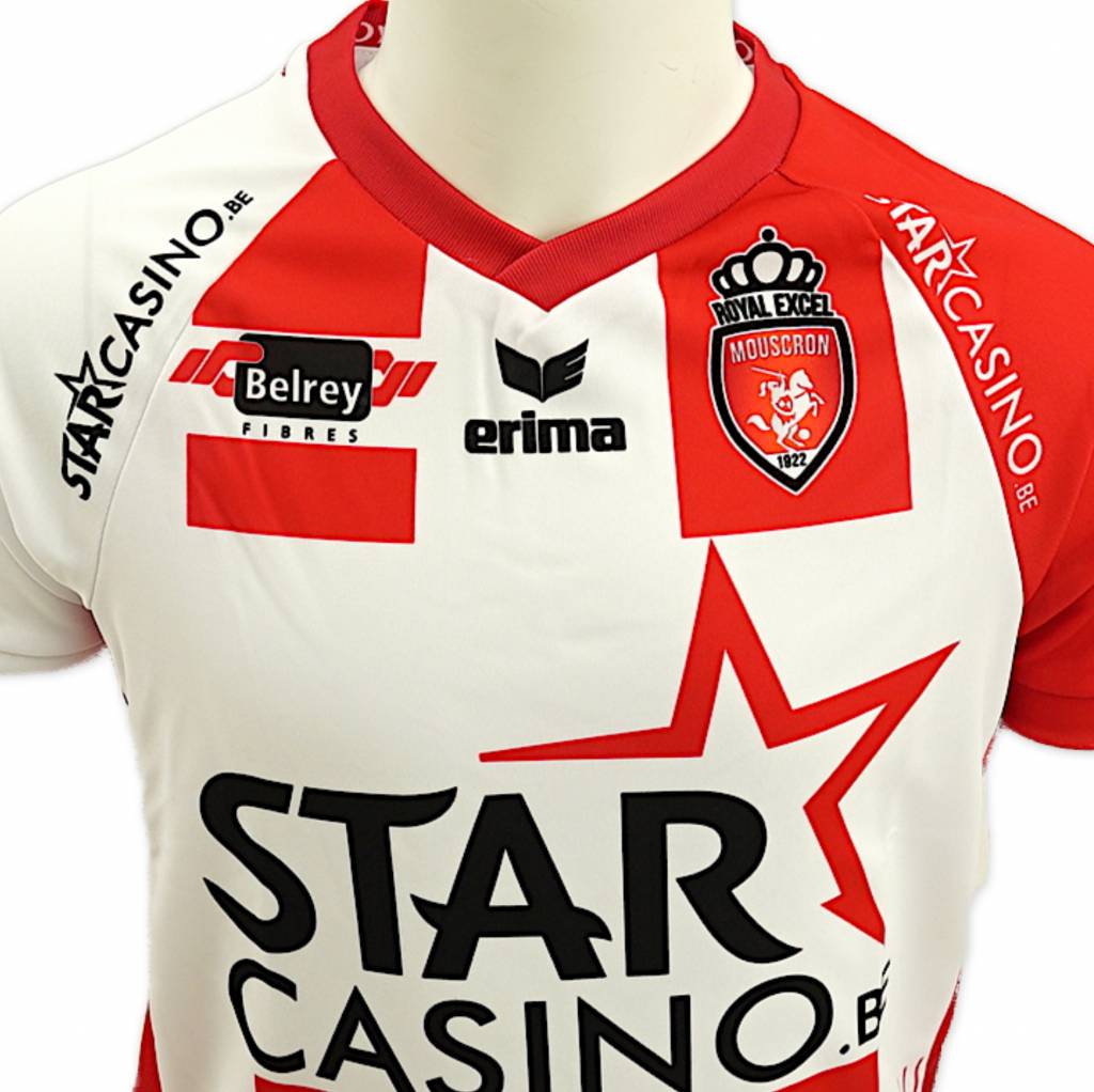 Home shirt Royal Excel Mouscron for kids 2018-2019