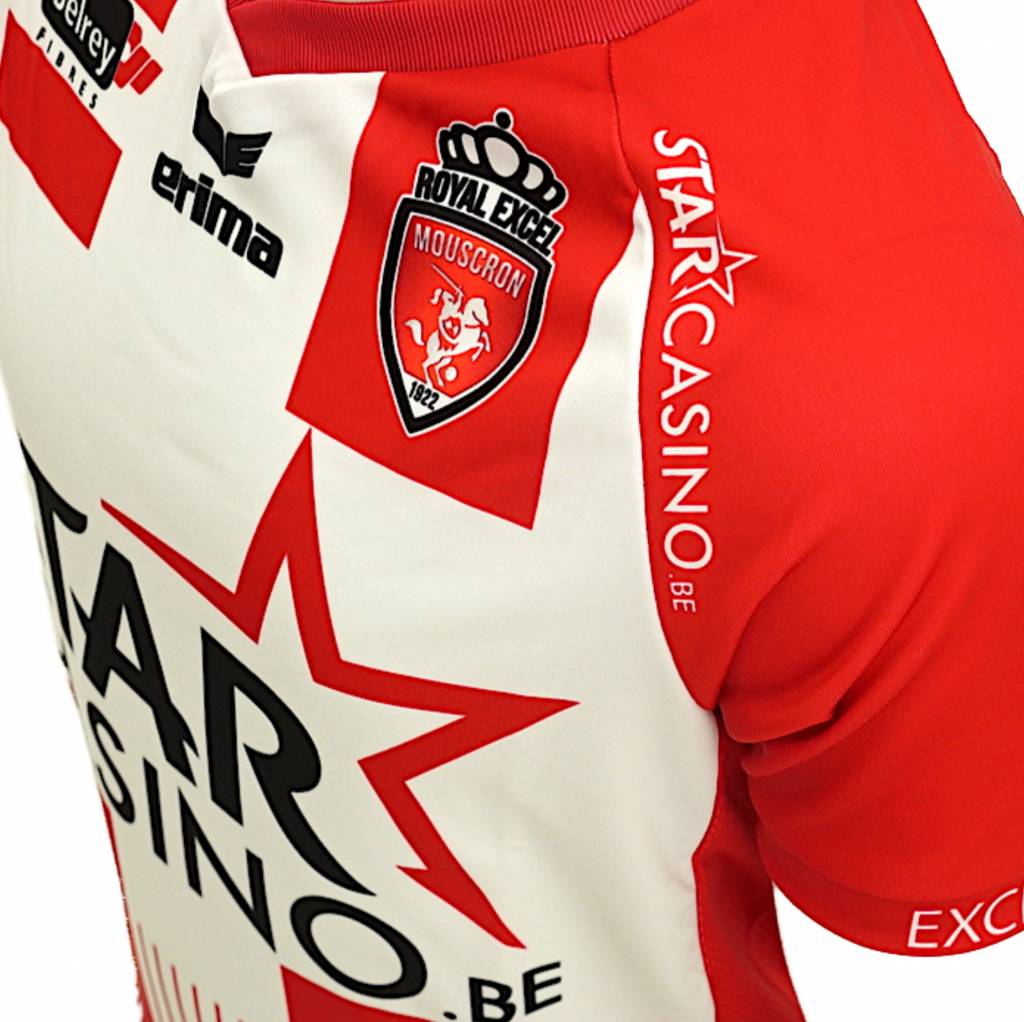 Home shirt Royal Excel Mouscron for kids 2018-2019