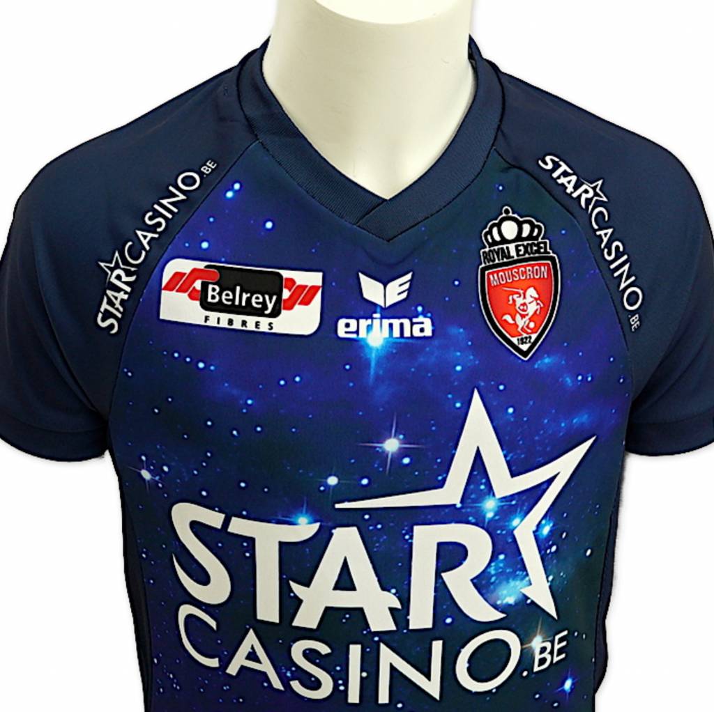 Away shirt Royal Excel Mouscron for kids 2018-2019