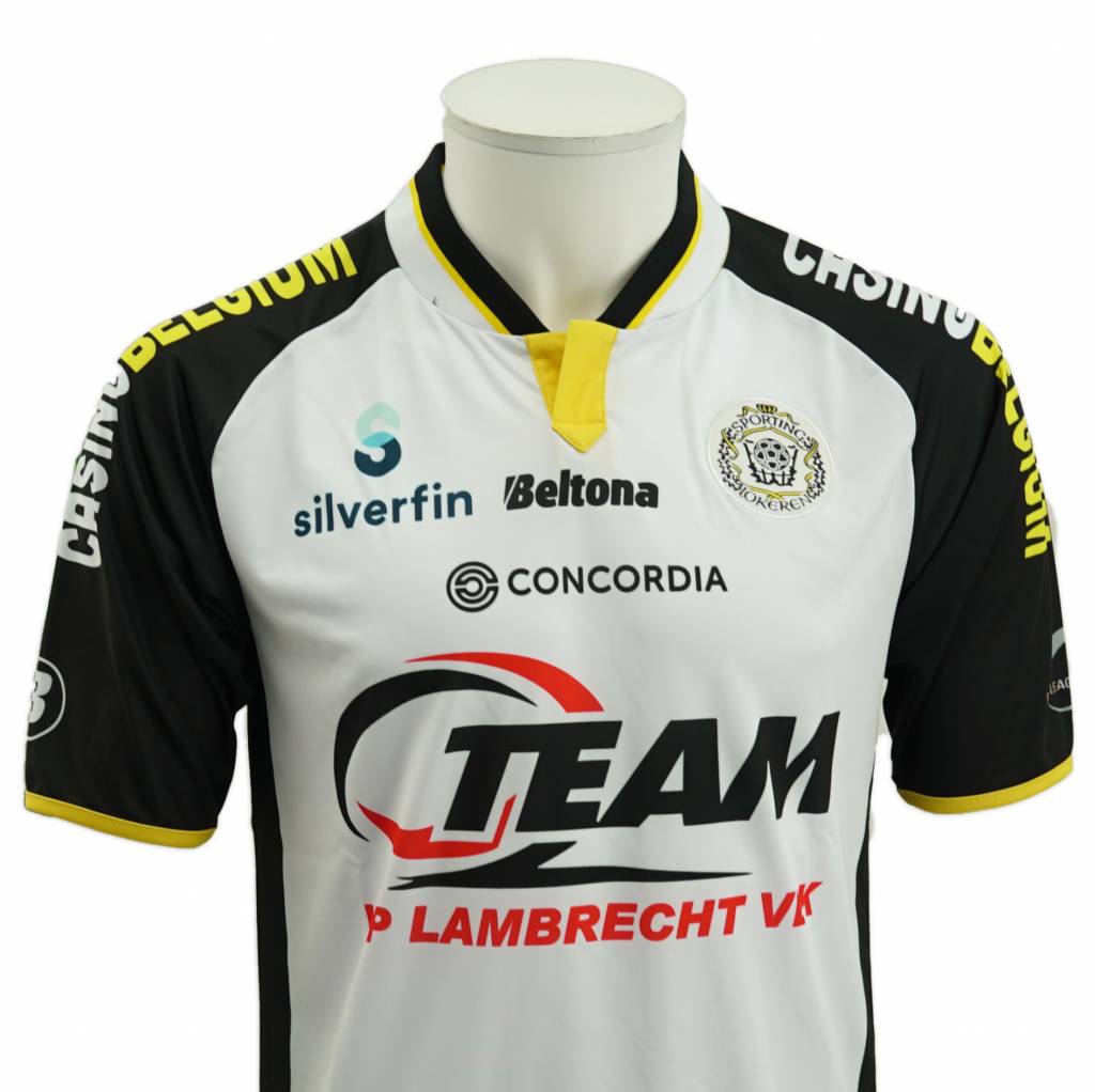Official shirt wit/geel/zwart Sporting Lokeren