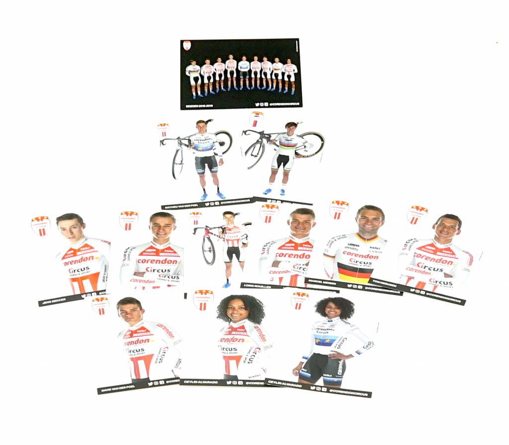 Fotokaarten (volledige set) Corendon-Circus 2018-2019