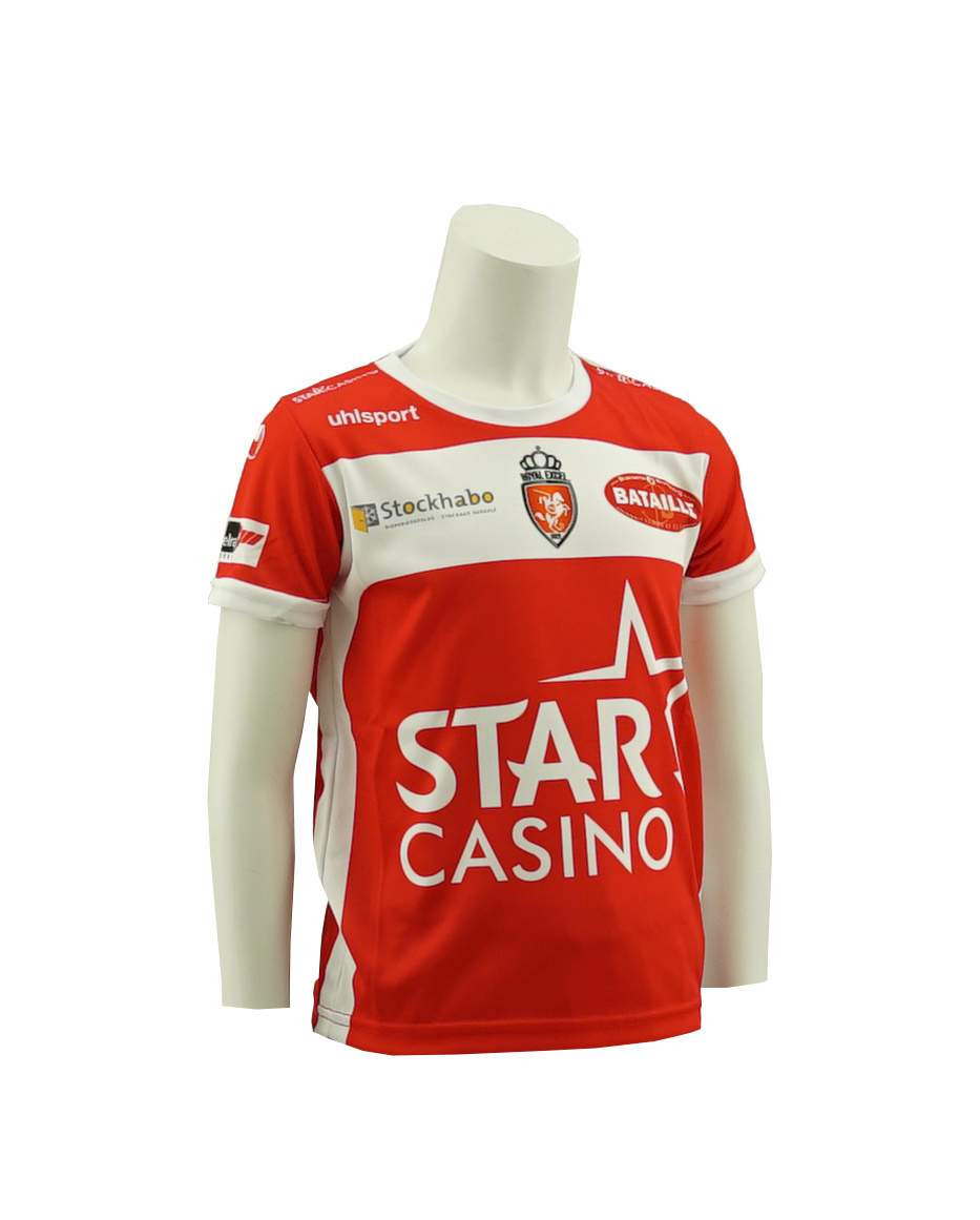 Home shirt Royal Excel Mouscron for kids  2019-2020
