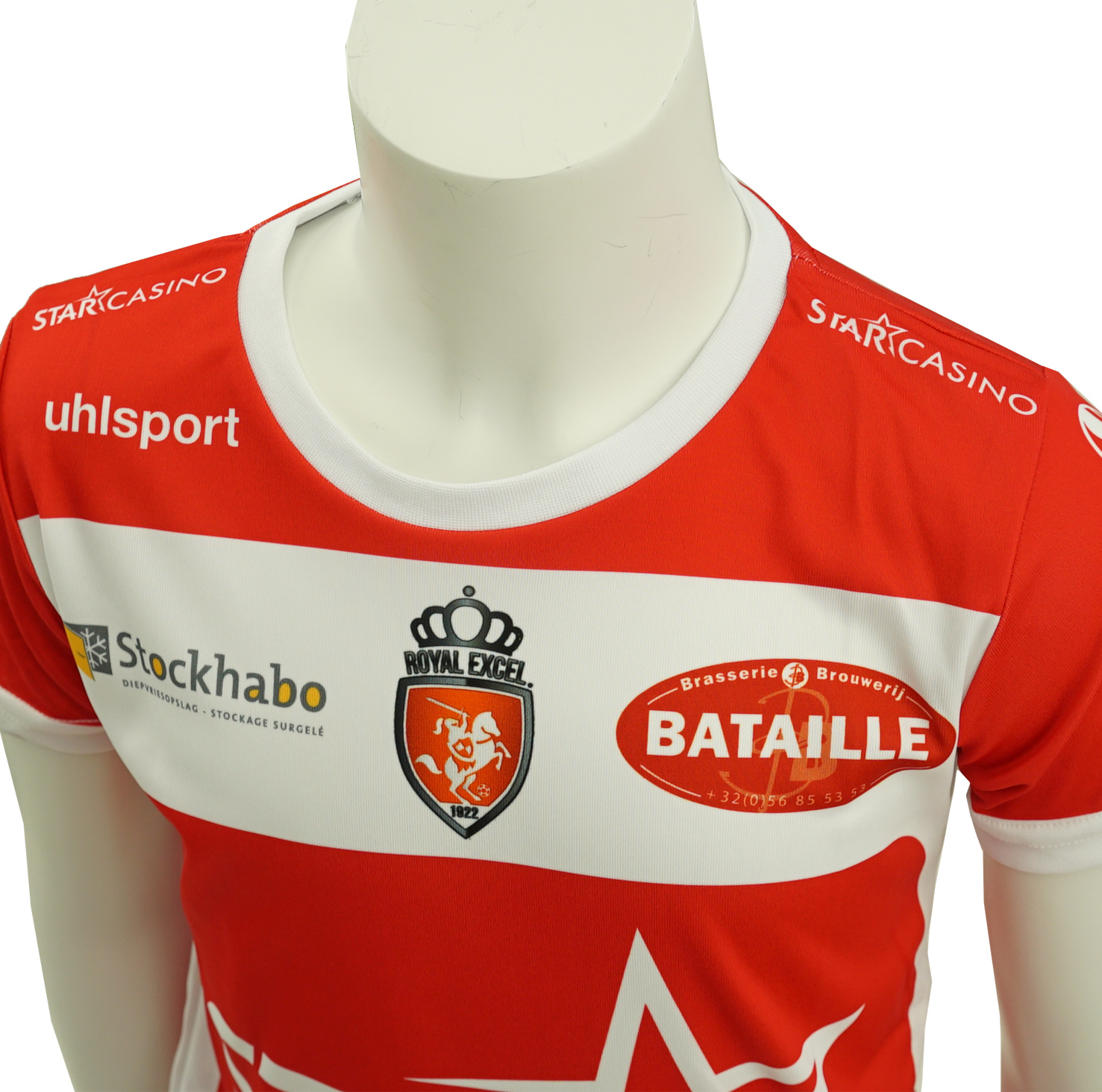 Home shirt Royal Excel Mouscron for kids  2019-2020