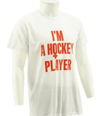 T-shirt  I'm a hockey player