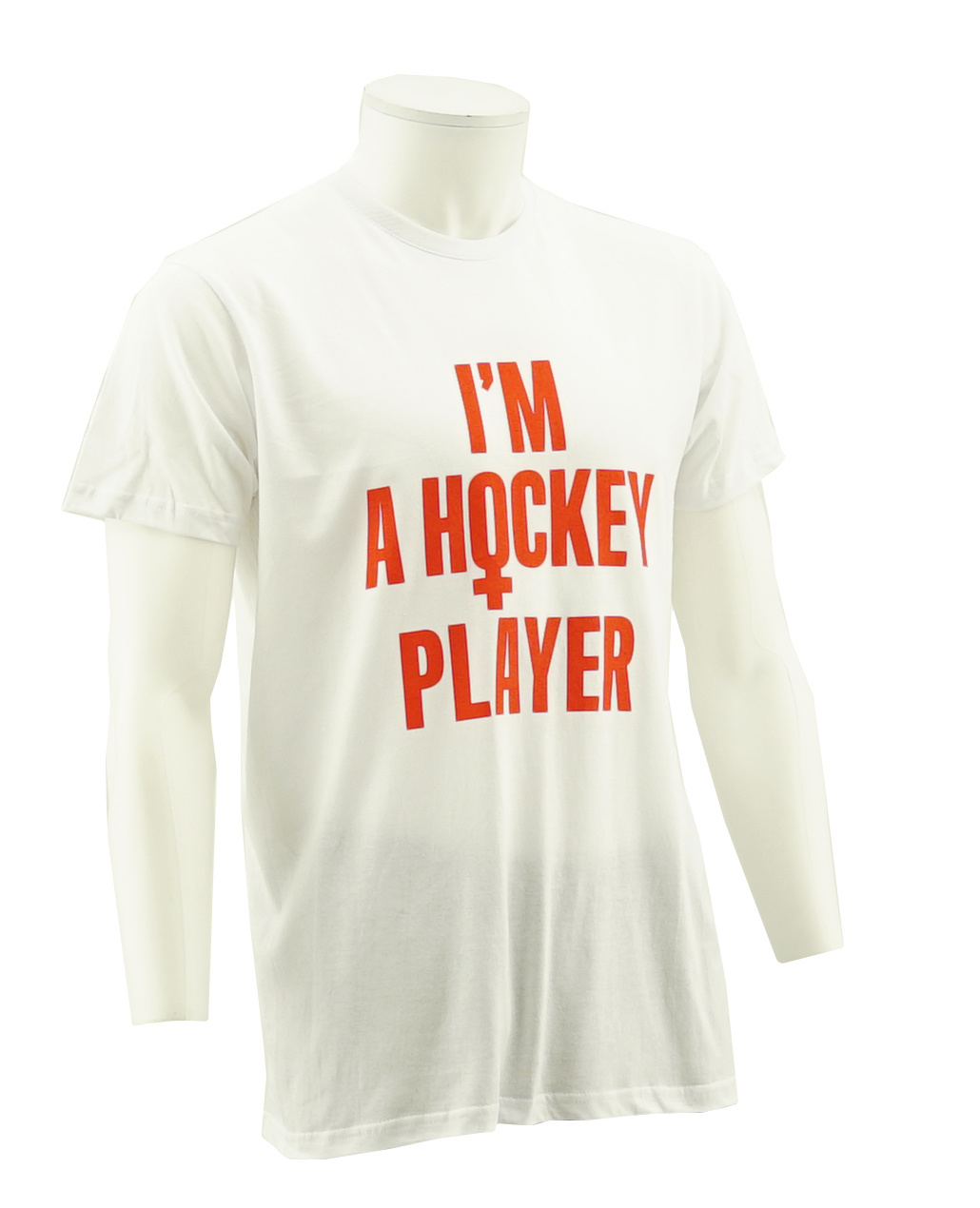 T-shirt  I'm a hockey player