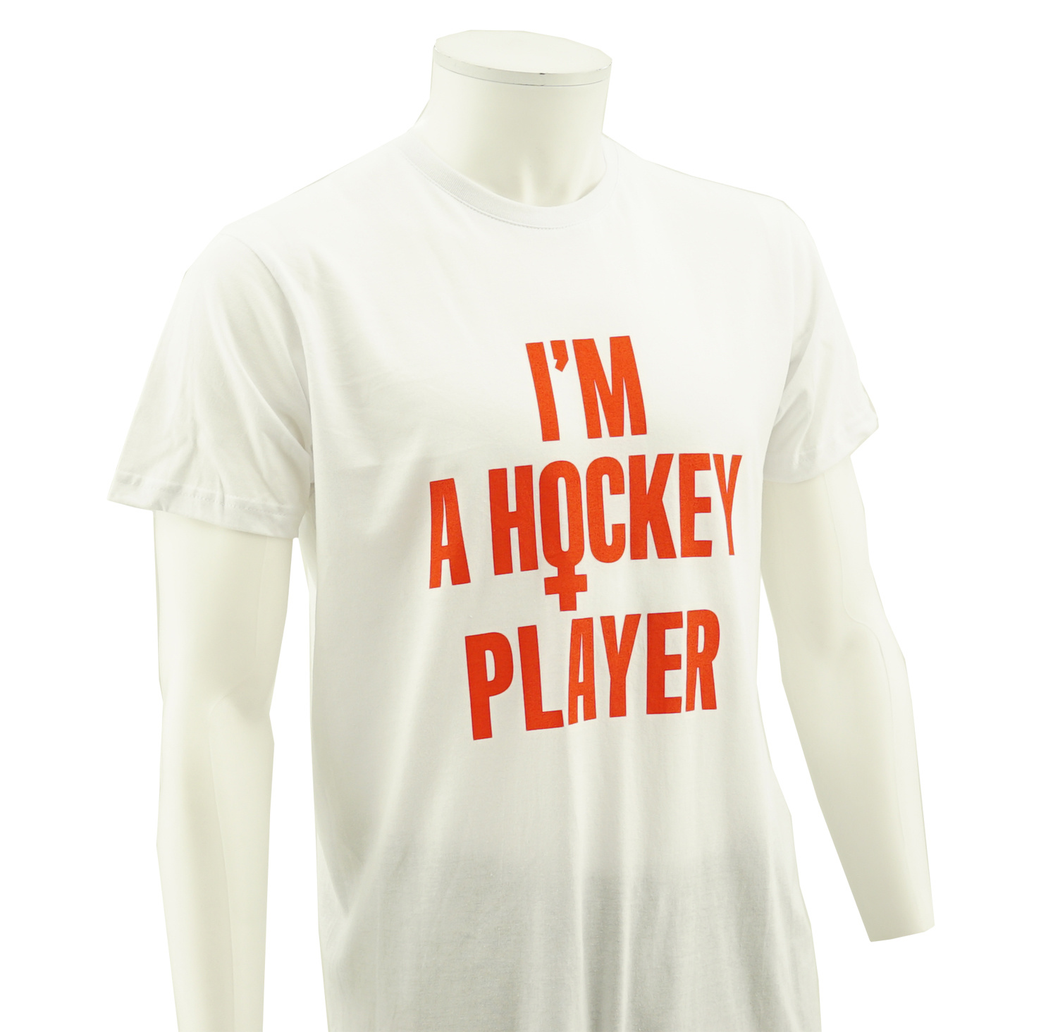 T-shirt  I'm a hockey player