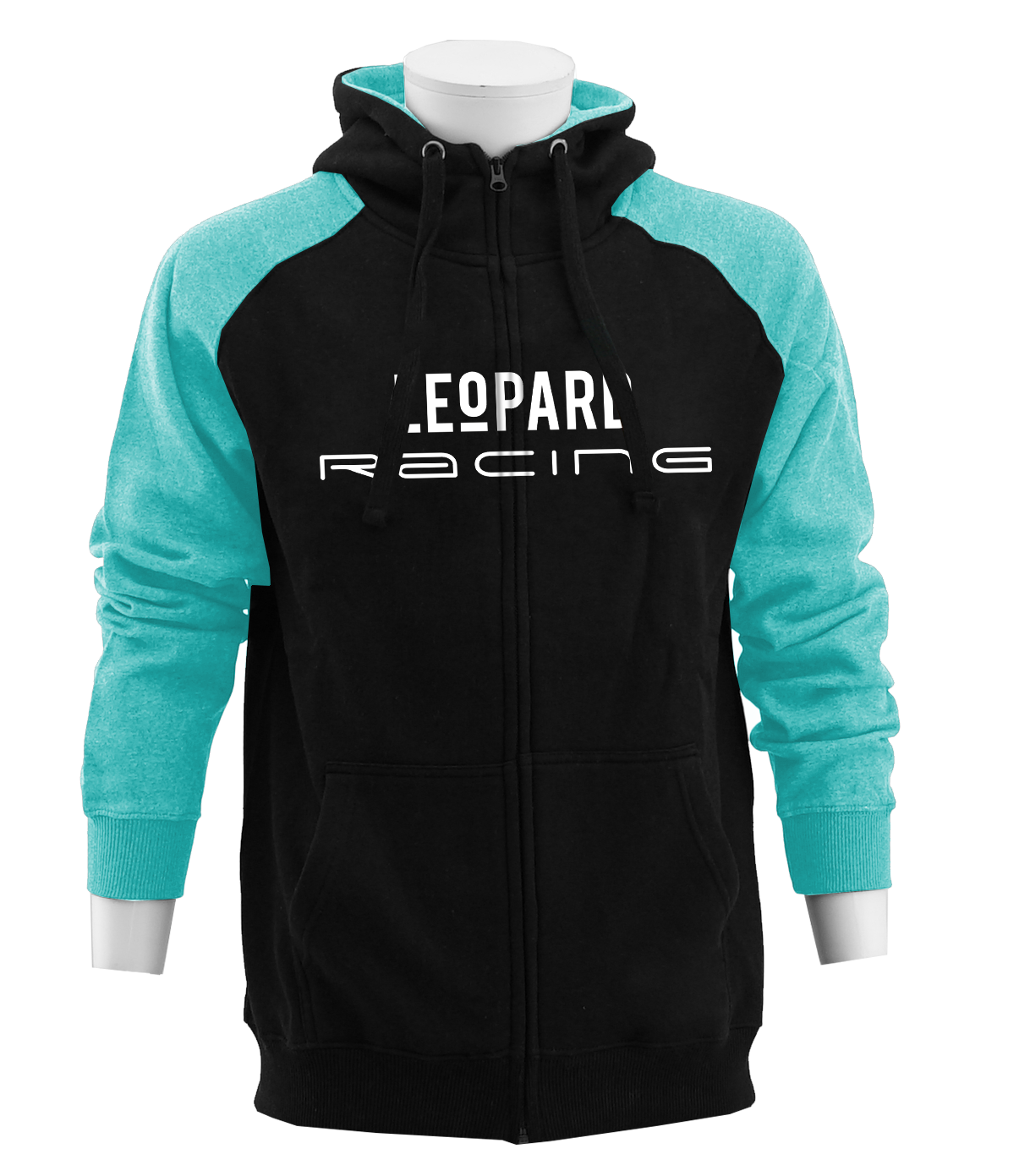 Hoodie black/blue