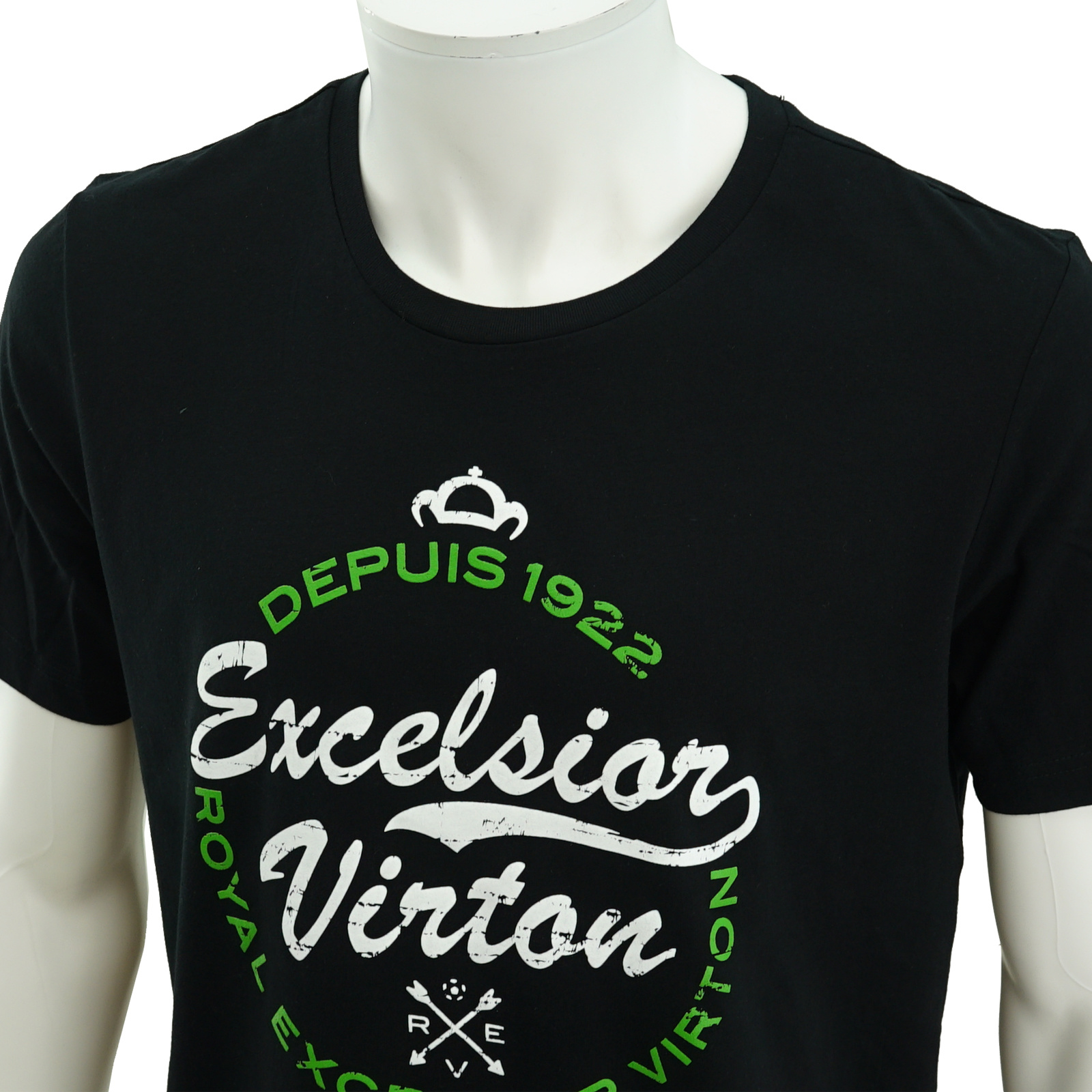 T-shirt black logo Virton