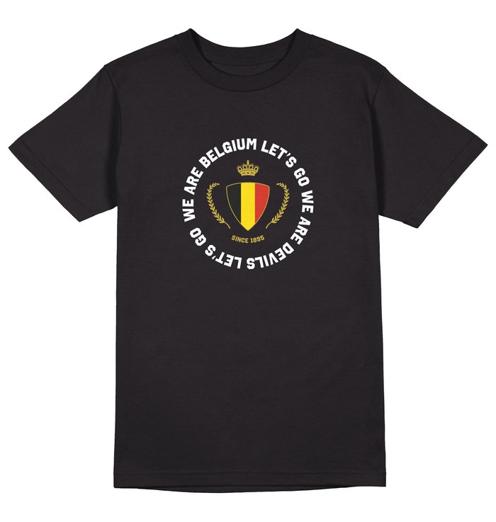 Topfanz T-shirt noir cercle belge