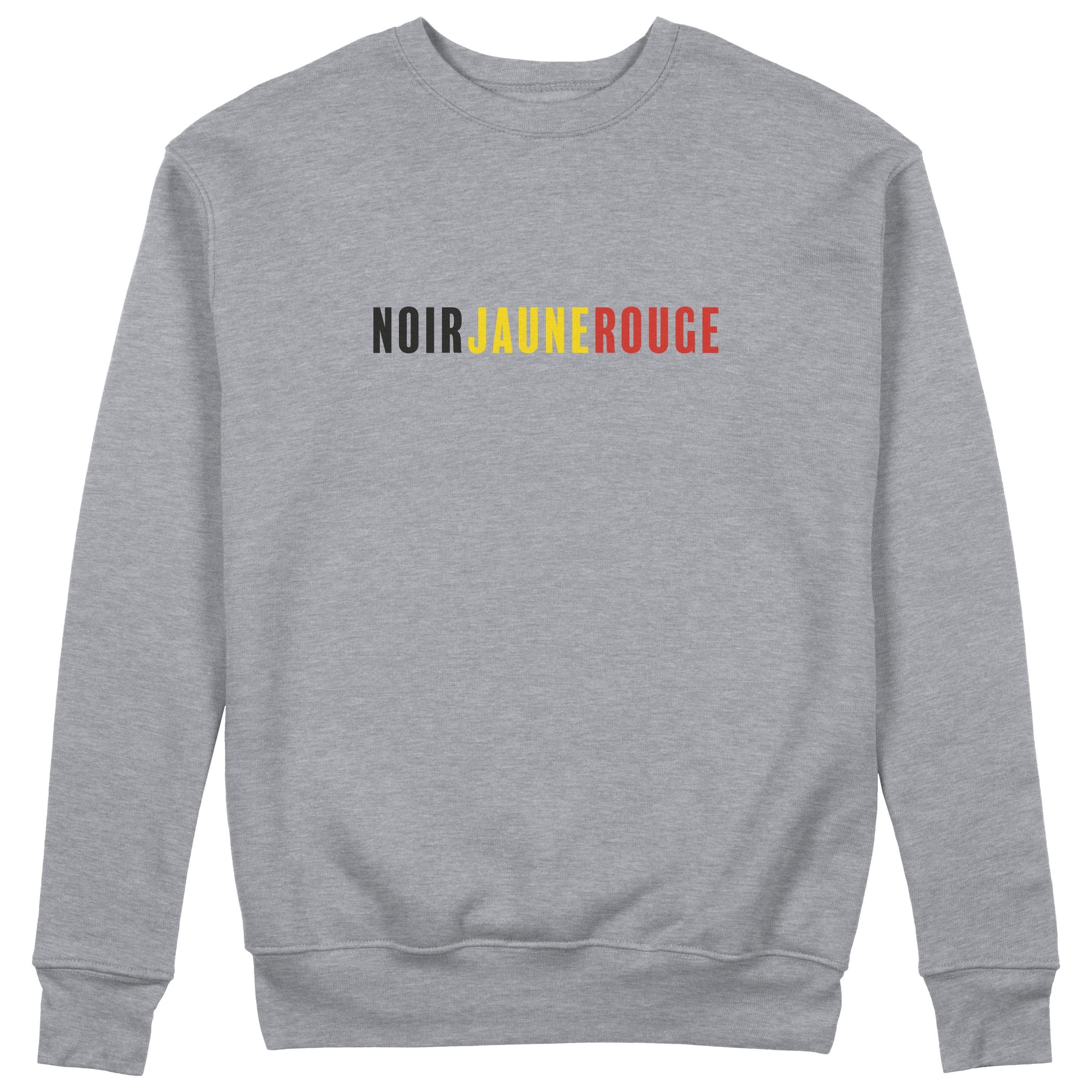 Topfanz Sweat gris NOIR JAUNE ROUGE