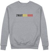 Topfanz Sweater grijs ZWART GEEL ROOD