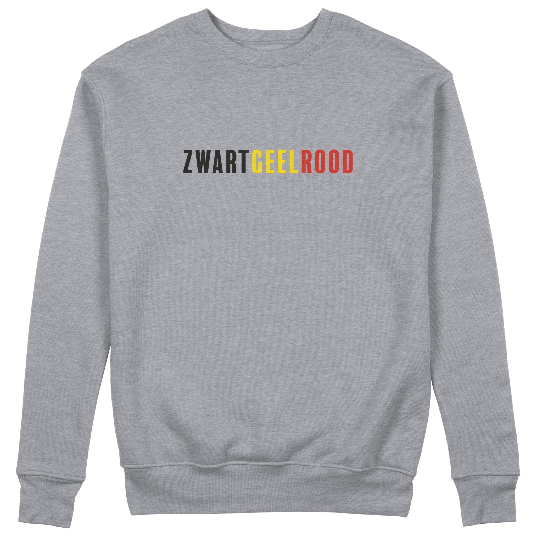 Topfanz Sweater grijs ZWART GEEL ROOD