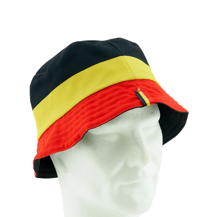 Reversible bucket hat Belgium flag