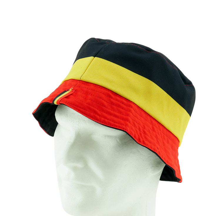 Reversible bucket hat Belgium flag