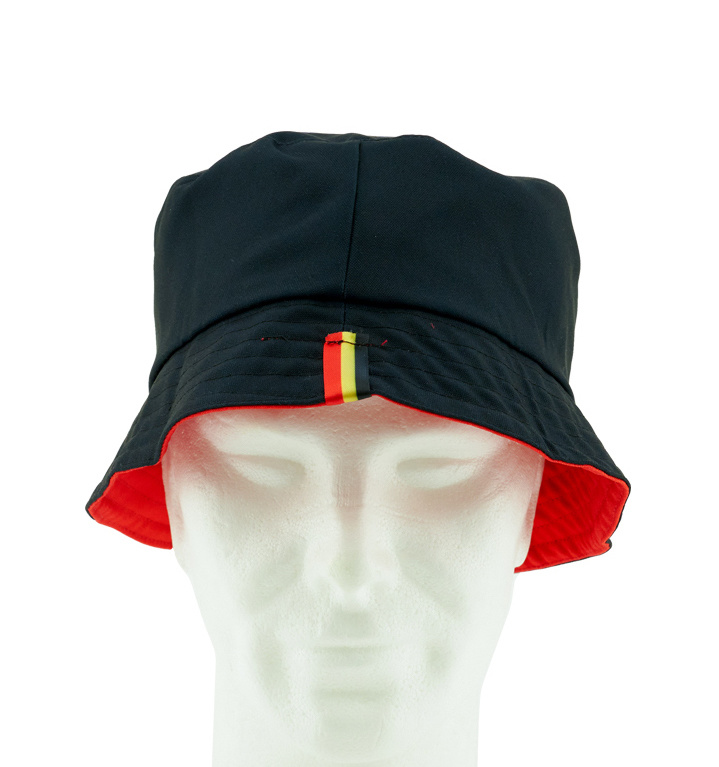 chapeau bob double face drapeau belge