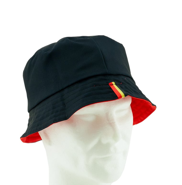 Reversible bucket hat Belgium flag