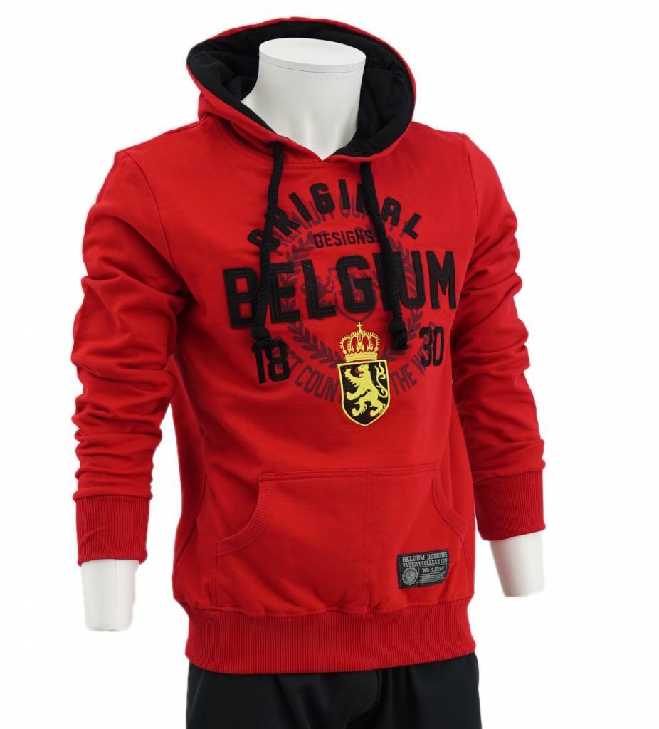 Red hoodie Belgium