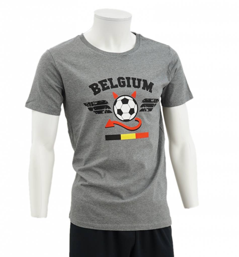 Grijze Belgium t-shirt