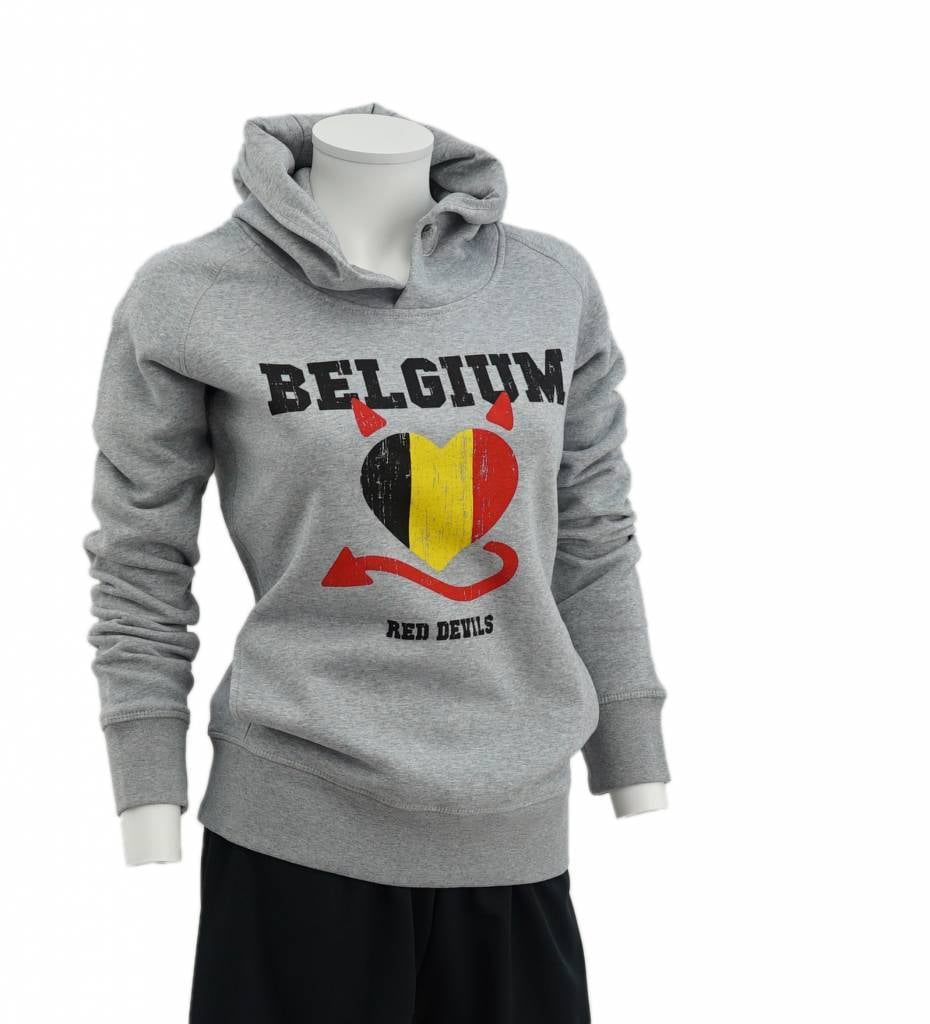 Grey hoodie Red Devils